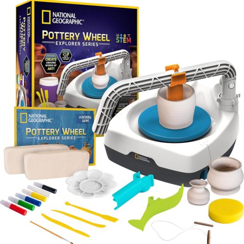 1 NATIONAL GEOGRAPHIC Pottery Wheel for Kids