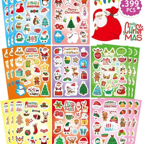 399PCS Christmas Stickers for Kids