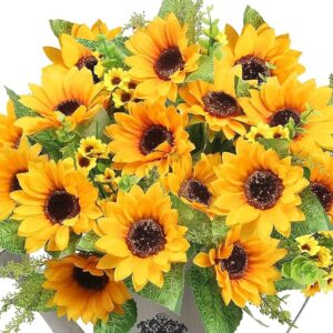 Artificial Sunflower Bouquets,2 Bunches