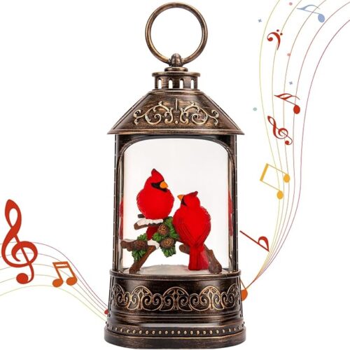 Christmas Snow Globe Lantern