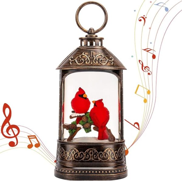 Christmas Snow Globe Lantern 1