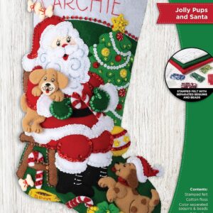 Felt Applique 18" Stocking Making Kit