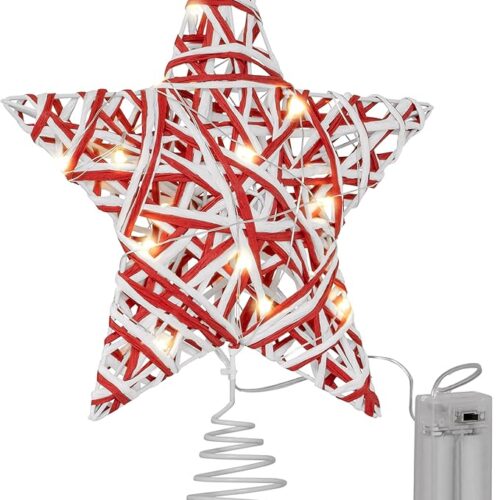 1 Christmas Star Rattan Tree Topper