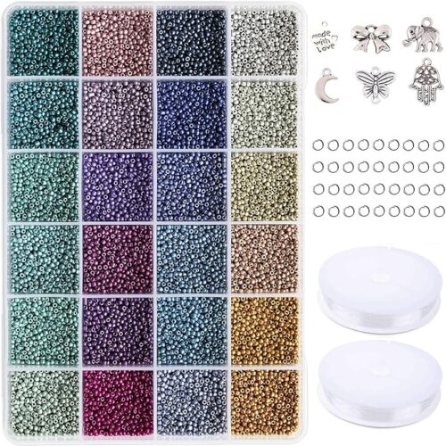 1 Small Seed Beads Supplies with Elastic String