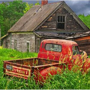 Countryside Scenery Full Drill Embroidery Cross Stitch