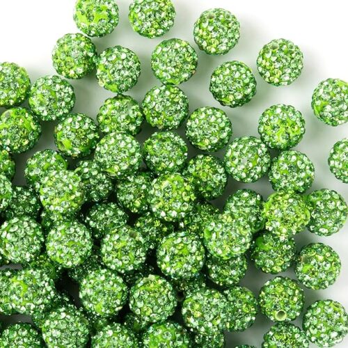 1 Shiny Round Shamballa Disco Ball Beads