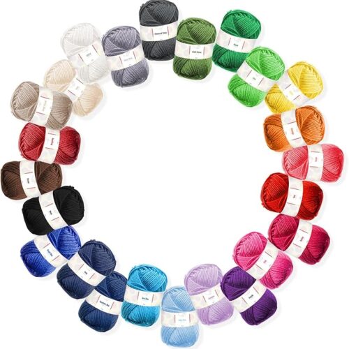 Acrylic Yarn for Crocheting & Knitting