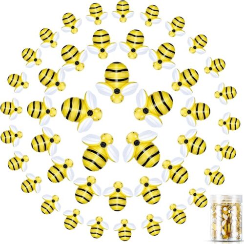 1 45 Pieces Tiny Bees Craft Decoration