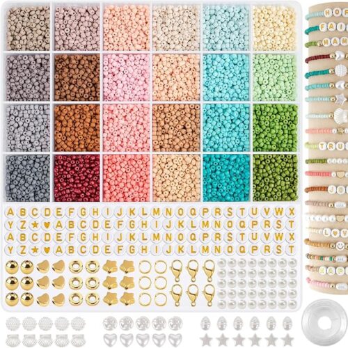 1 3mm Glass Seed Beads for Bracelets Making