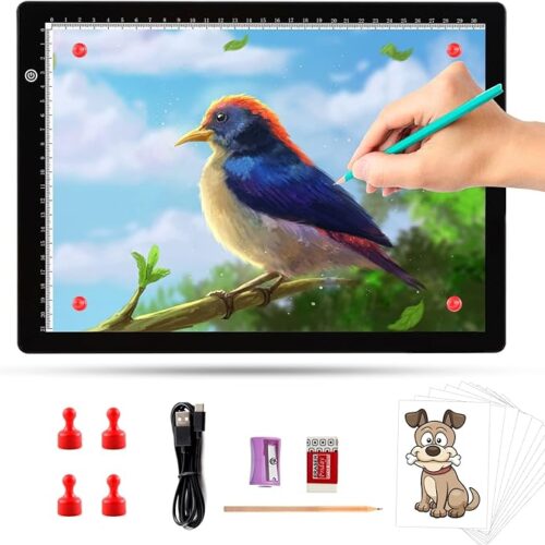 Ultra-thin Portable LED Light Box Tracer with 4 Magnets