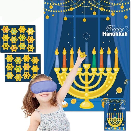 1 Pin The Star On The Menorah Game