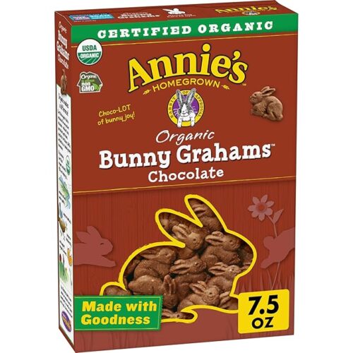 Organic Chocolate Bunny Graham Snacks