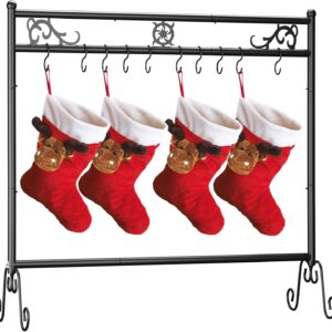 Christmas Stocking Holder Stand with 10 Hooks