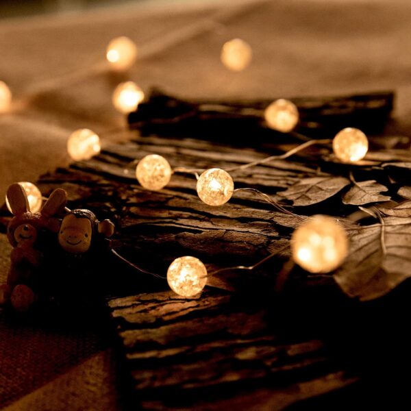Globe String Lights for Bedroom 10Ft 30 LED Soft White 2