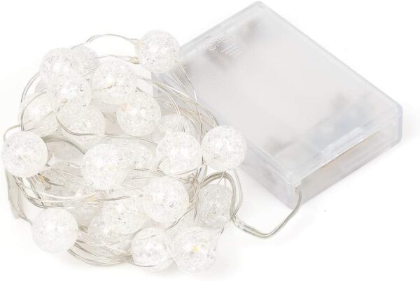 Globe String Lights for Bedroom 10Ft 30 LED Soft White 6