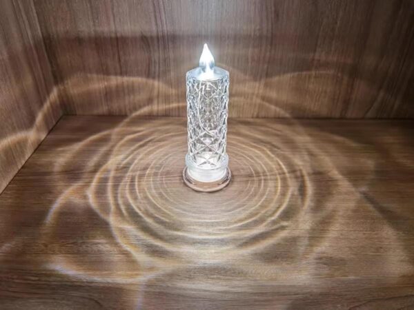 4PCS Romantic Battery Operated Candles Led Pillar Candles (White, D 2.5" x H 7.2") 5