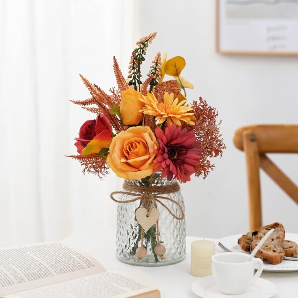 Artificial Flowers with Vase 5