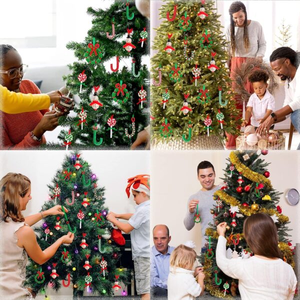 40PCS Christmas Crafts for Kids Beaded Ornament Kit 5
