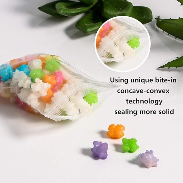 Self Sealing Zipper Clear Plastic Bags 5
