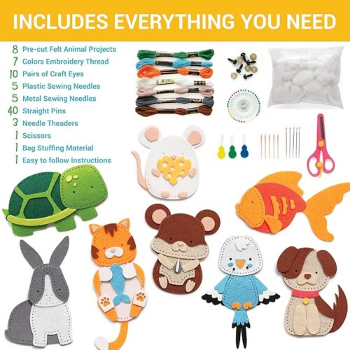 2 Fun and Educational Animal Craft Set