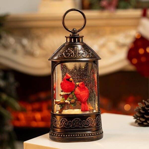 Christmas Snow Globe Lantern 5