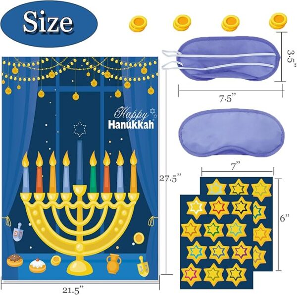 Pin The Star On The Menorah Game 5