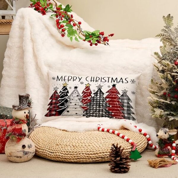 Christmas Pillow Cover 12X20 Inch 4