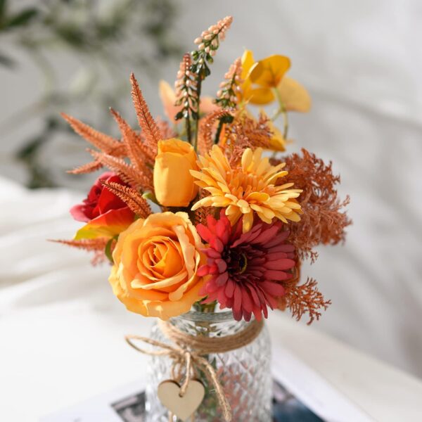 Artificial Flowers with Vase 4
