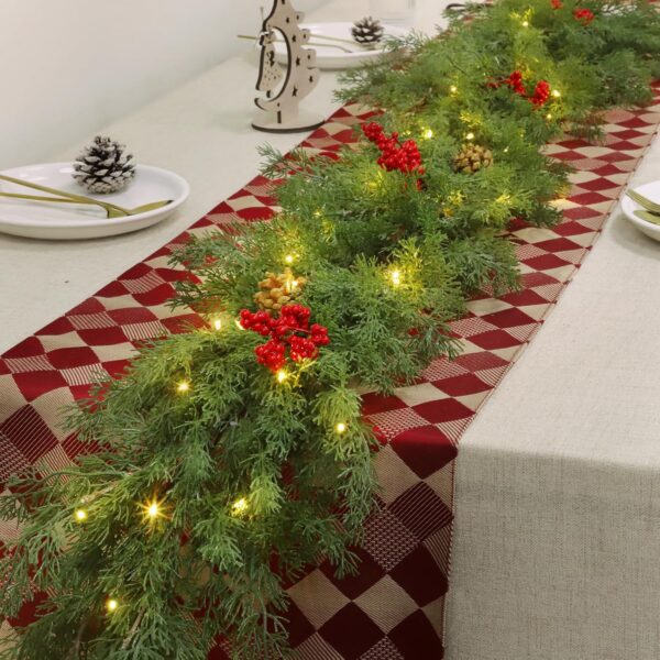 6Ft 20LED Christmas Garland 4