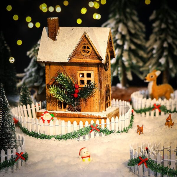 4 Pcs Christmas Village Accessories 35 Inch 3