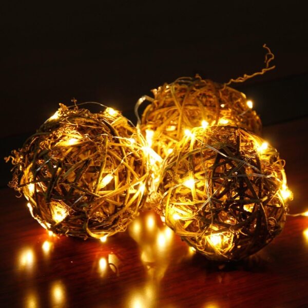 6 Pack Warm White Fairy Lights String Battery Operated, 3.3ft 20 LEDs Silvery Copper Wire 3
