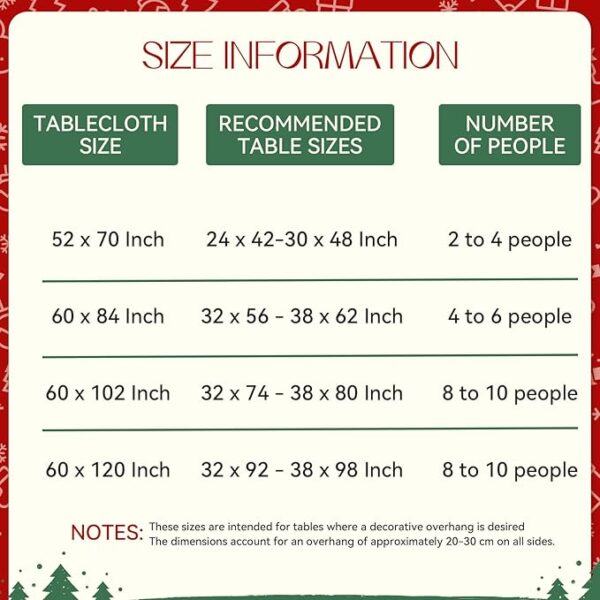 Christmas Rectangle Red Plaid Tablecloth 2
