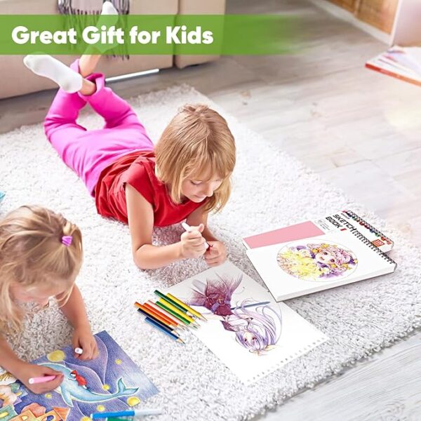 Spiral Notebook Drawing Pad for Girls 2