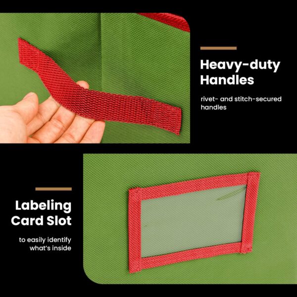 Premium Christmas Ornament Storage, Fits 128 Holiday Ornaments 2