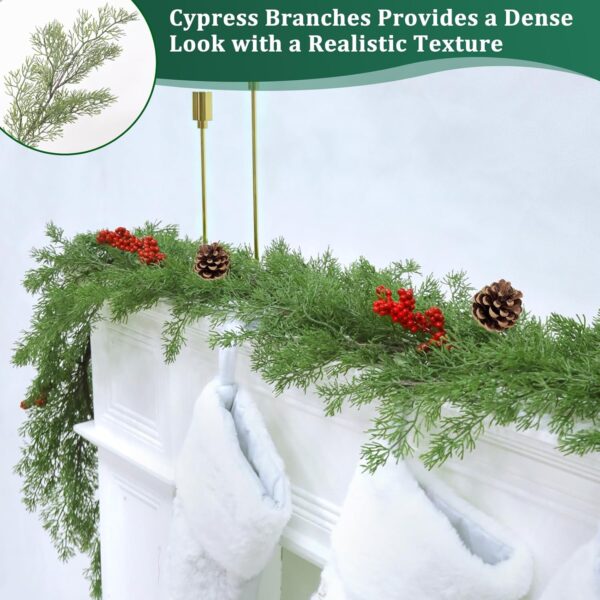 6Ft 20LED Christmas Garland 2