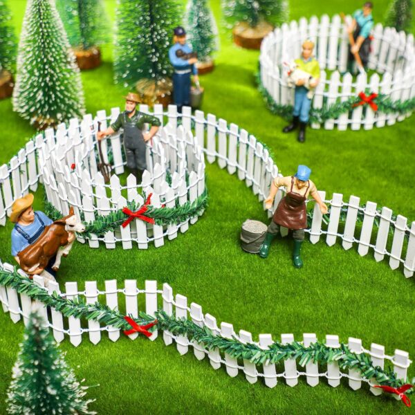 4 Pcs Christmas Village Accessories 35 Inch 2