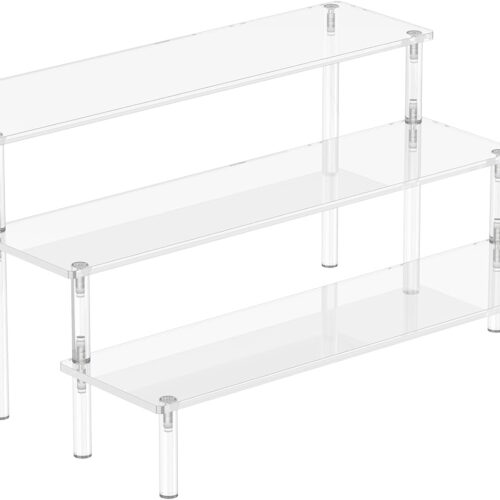 51Ed9xcWrAL._AC_SL1500_ Acrylic Display Risers, 3 Tier Perfume Organizer Stand