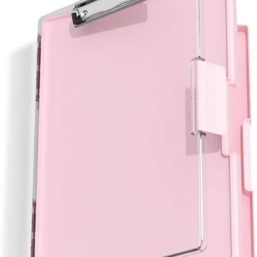 51I1cabcsoL._AC_SL1500_ 8.5 x 11 Clipboard with Storage, Folder Nursing Clipboards Side Opening, Heavy Duty Clipboard with Dual Compartment Storage Box