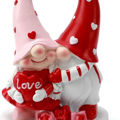 619rKsvyzYL._AC_SL1500_ Valentines Day Gnomes Decor - Valentine Gnome Figurines Decorations
