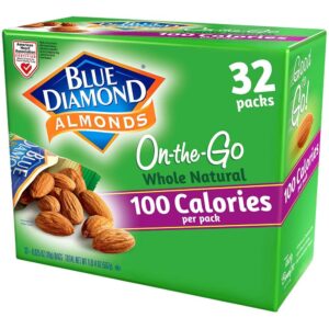 Whole Natural Raw Snack Nuts, 100 Calorie Travel Bags, 32 count