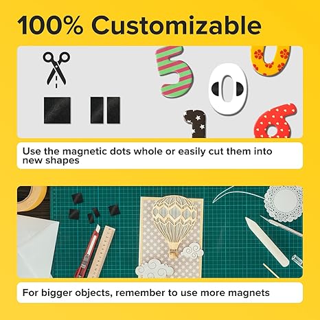Hyper-Sticky Magnets with Adhesive Backing 3