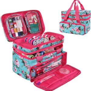 Sewing Accessories Organizer (Bag Only) – Double Layer Portable Sewing Storage Bag