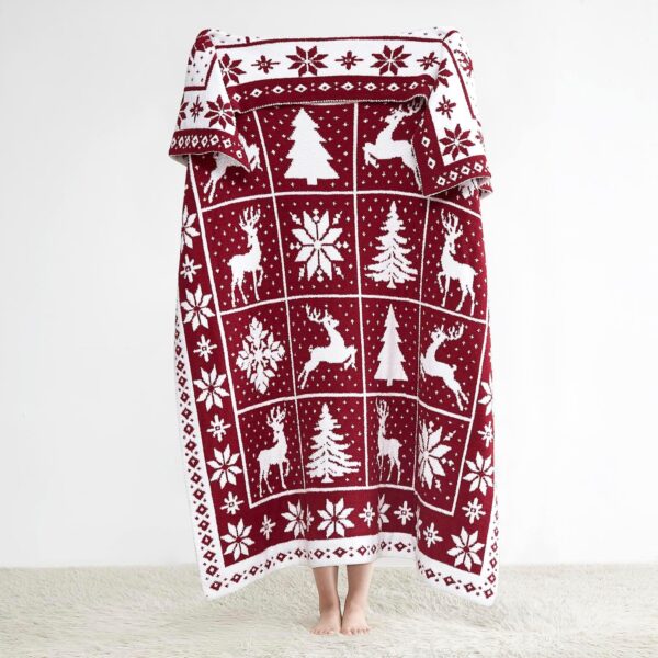 Super Soft Christmas Throw Blanket Twin Size 50x70 Inch 5