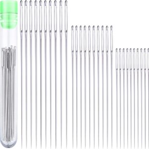 30 Large Eye Stitching Needles 1.6'' to 2.4''