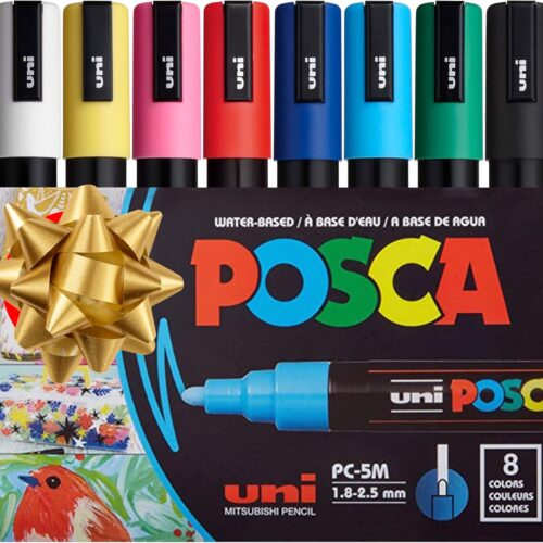 81dvGKJnHbL._AC_SL1500_ 8-Color Paint Marker Set, PC-5M Medium