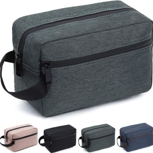 Travel Toiletry Bag for Women and Men, Water-resistant Shaving Bag for Toiletries Accessories