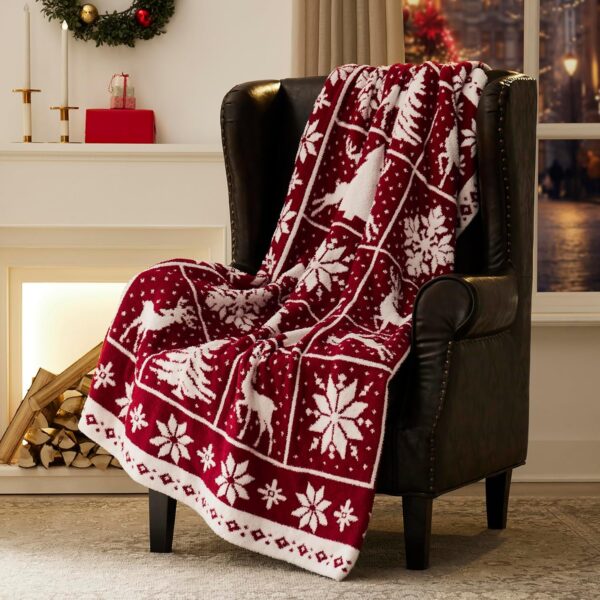 Super Soft Christmas Throw Blanket Twin Size 50x70 Inch 1