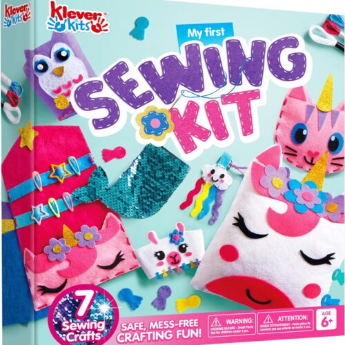 91VWgRi9NUL._AC_SL1500_ 7 Sewing Projects- My First Felt Sewing Kit- Easy DIY Wildlife Artworks
