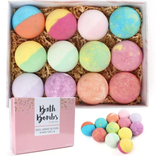s-l1600 (30) Bath Bombs Gift Set for Women Kids Handmade Bubble Bath Fizzy Spa Birthday Xmas