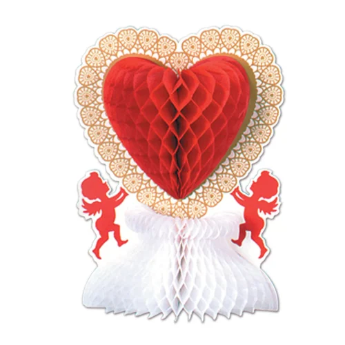 1 VALENTINE'S DAY Vintage Inspired CUPID & HEART CENTERPIECE